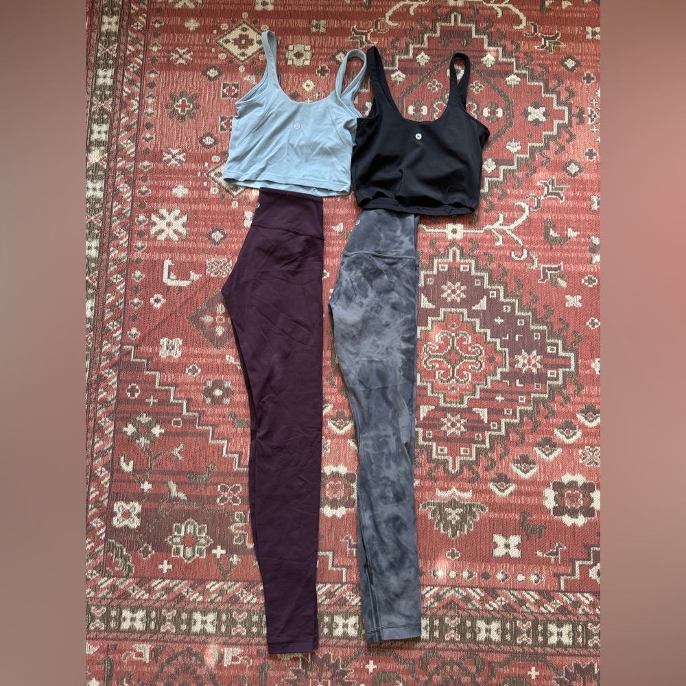 Lululemon leggings and top Lot